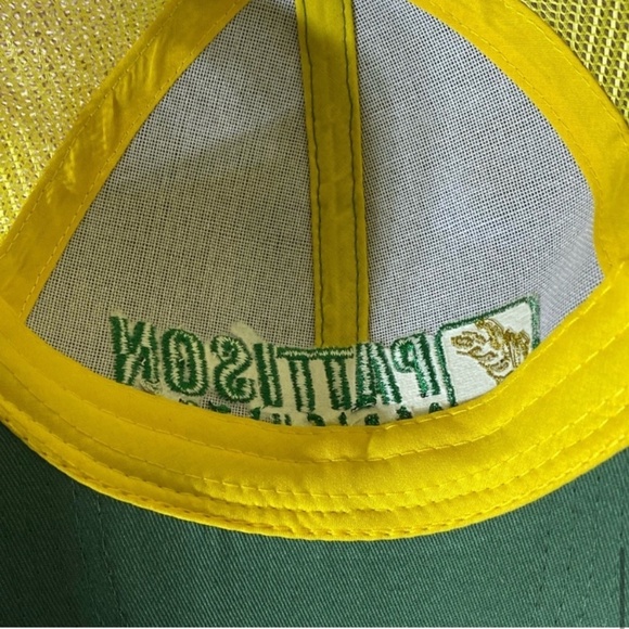 5/$25 Yellow Green Pattinson Agriculture Mesh Back Snap Back Hat - Picture 8 of 11